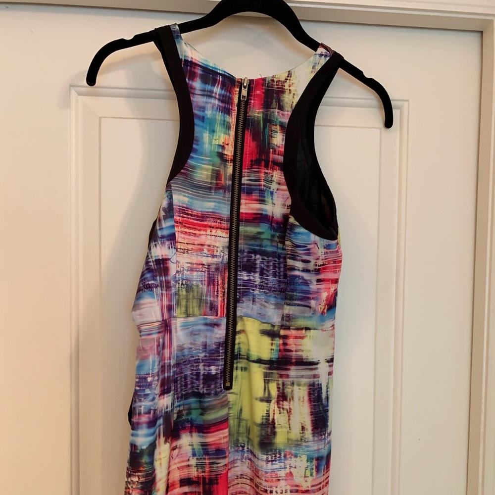 Multi-Colored Razorback Mini Dress - image 2